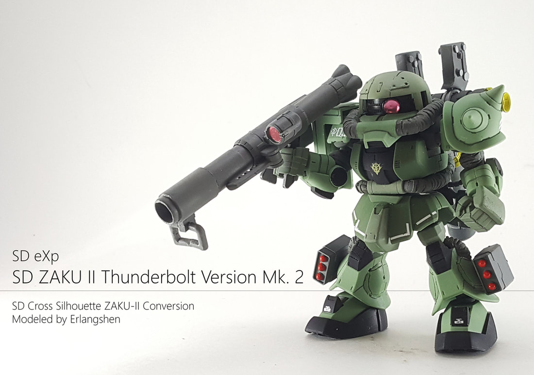 Sd Exp Sd Zaku Ii Thunderbolt Version Mk 2 Erlangshen S Gunpla Blog